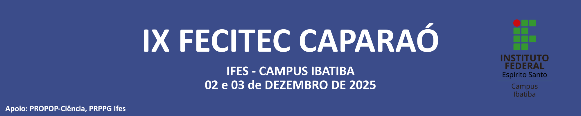 Banner do evento